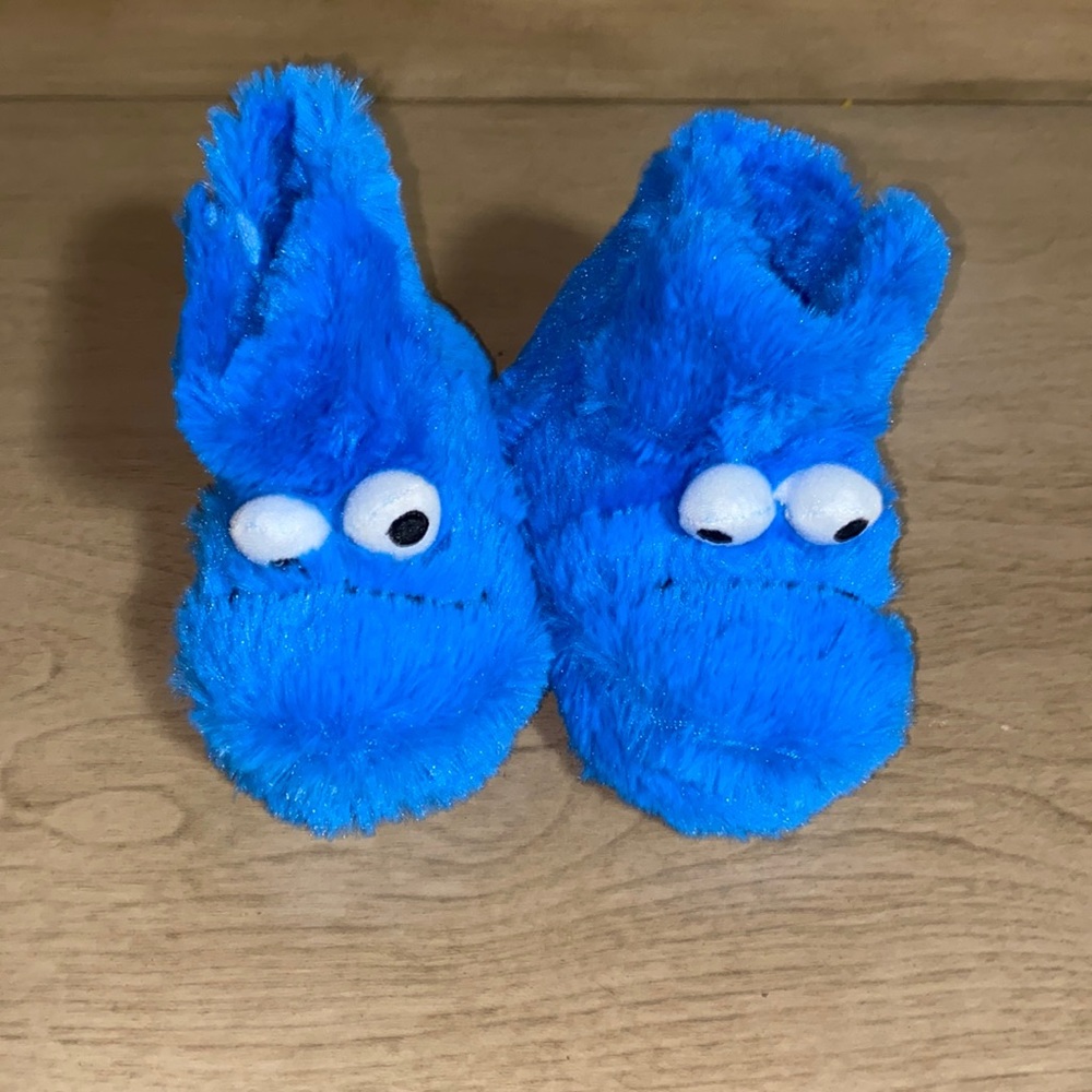 H&M - Cookie Monster Baby Slippers - Size 2.5-3.5